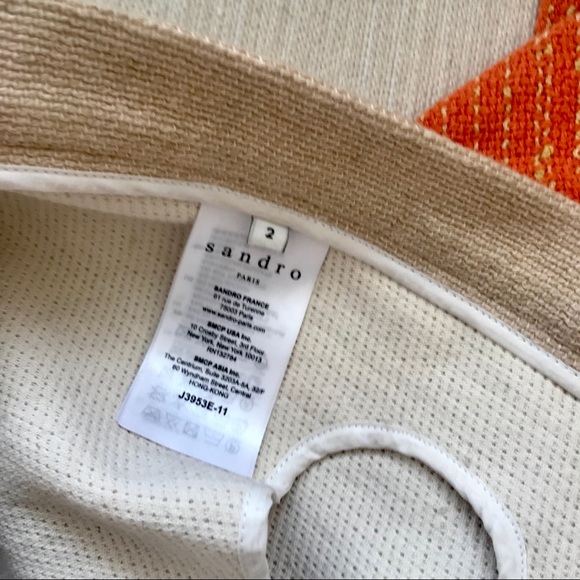 Blush pink Sandro Paris mini skirt - Picture 4 of 5